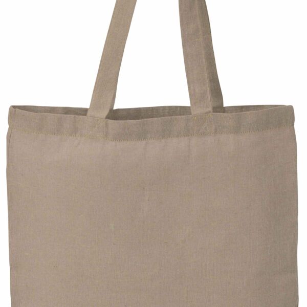 Eco-Friendly 5oz Recycled Cotton Twill Tote Bag (16.5hx15w) Thumbnail